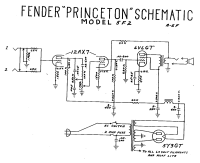 Fender Princeton-5F2 - Schematic 